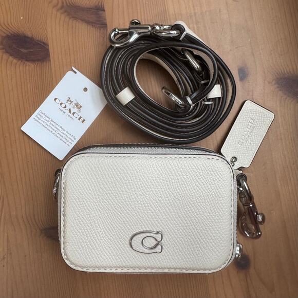 NWT ❤️ Coach Pouch Crossbody Chalk - Picture 6 of 13